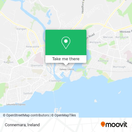 Connemara map