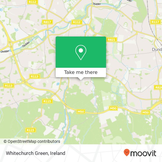 Whitechurch Green map