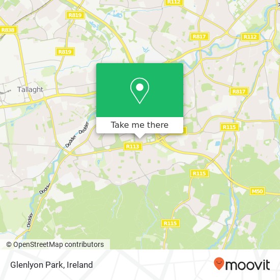 Glenlyon Park map