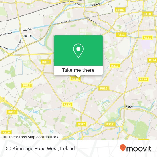 50 Kimmage Road West map