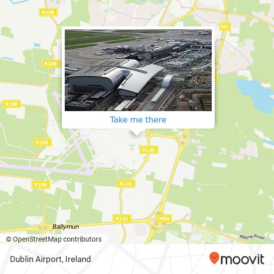 Dublin Airport map