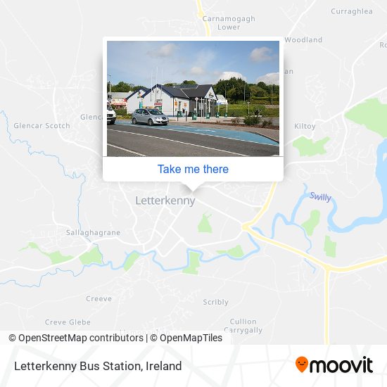 Letterkenny Bus Station map