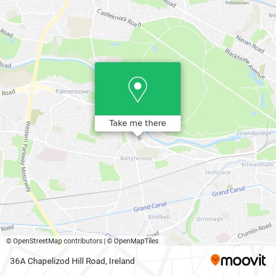 36A Chapelizod Hill Road map