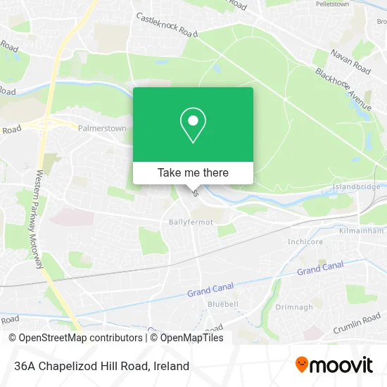 36A Chapelizod Hill Road map