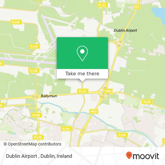 Dublin Airport , Dublin map