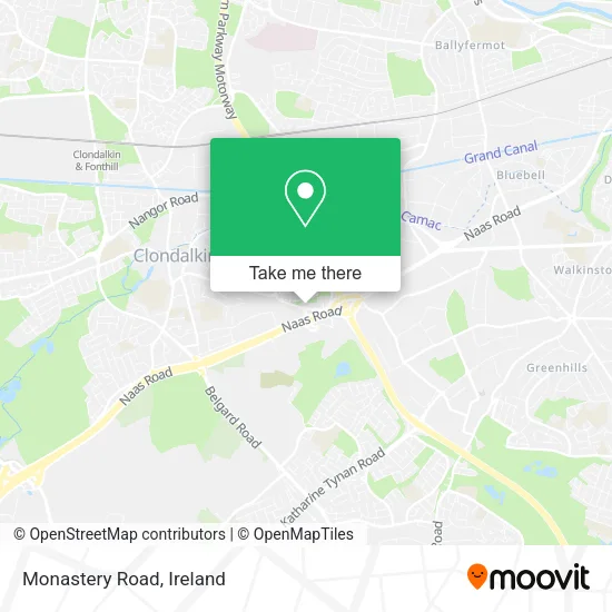 Monastery Road map