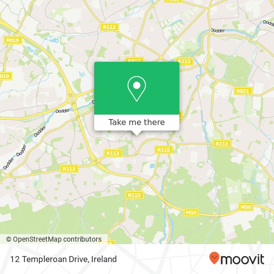 12 Templeroan Drive map