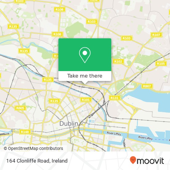 164 Clonliffe Road map