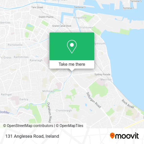 131 Anglesea Road map