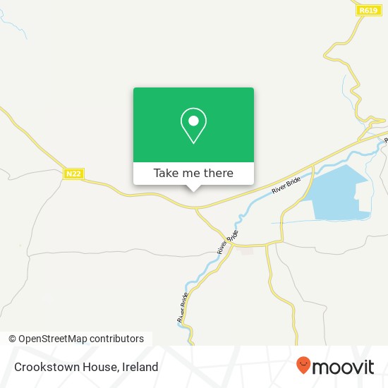 Crookstown House map