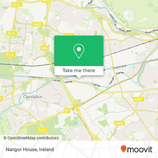 Nangor House map