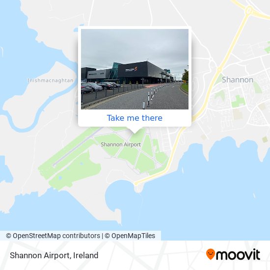 Shannon Airport map