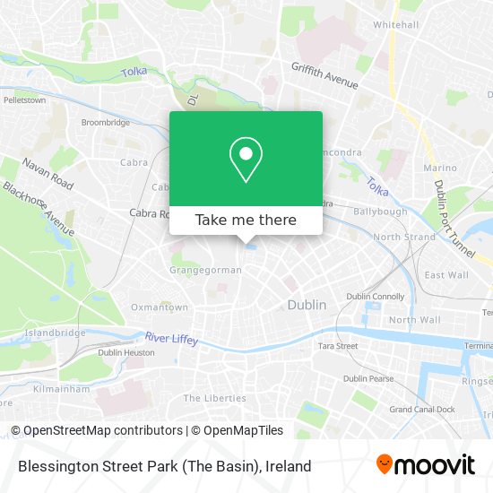 Blessington Street Park (The Basin) map