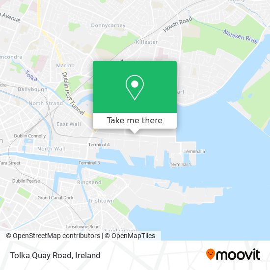 Tolka Quay Road plan