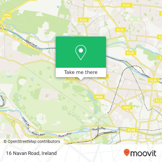 16 Navan Road map