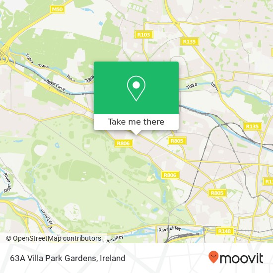 63A Villa Park Gardens map