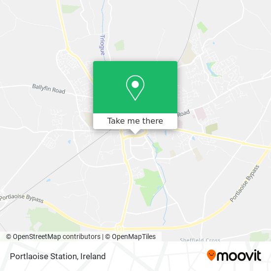 Portlaoise Station map