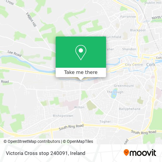 Victoria Cross stop 240091 map