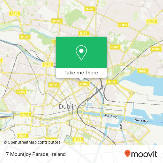 7 Mountjoy Parade map