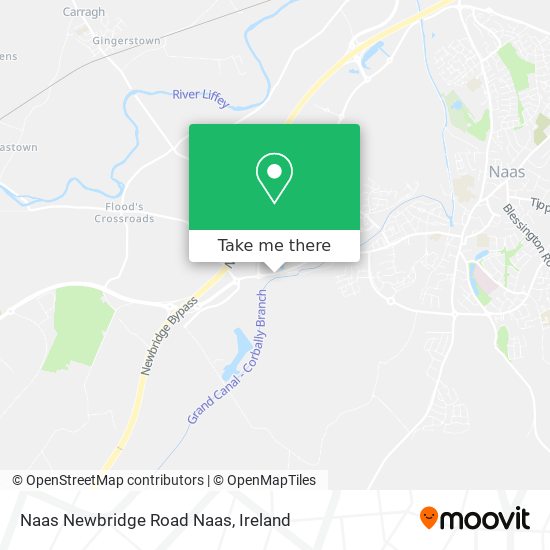 Naas Newbridge Road Naas map