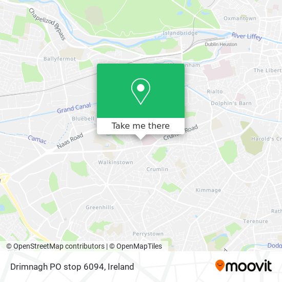 Drimnagh PO stop 6094 map