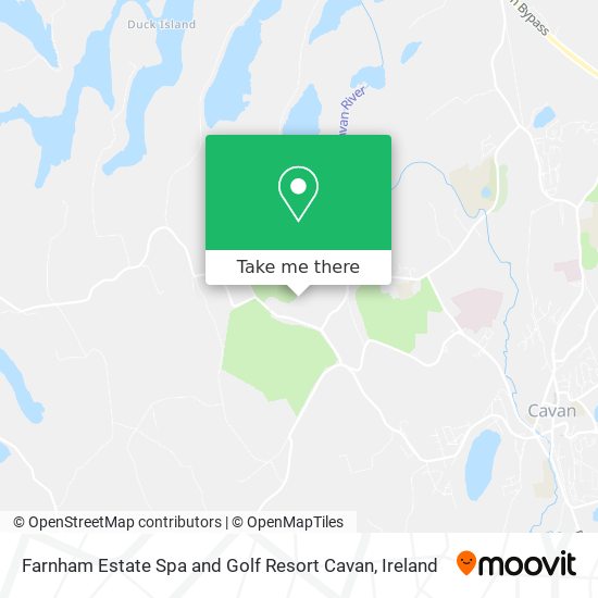 Farnham Estate Spa and Golf Resort Cavan map