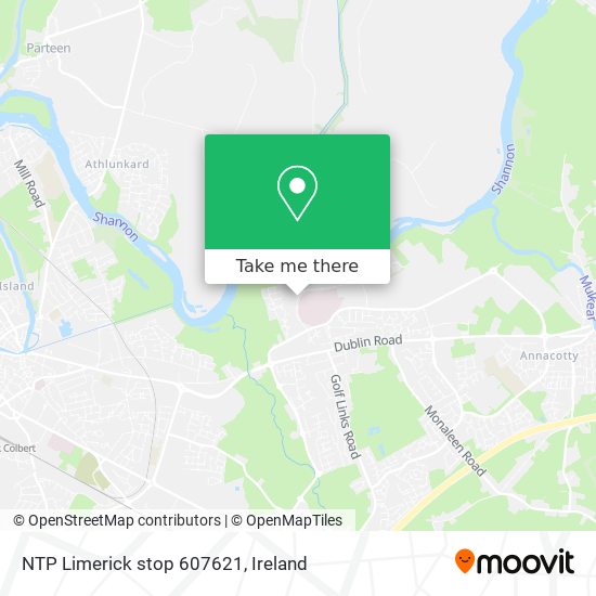 NTP Limerick stop 607621 map