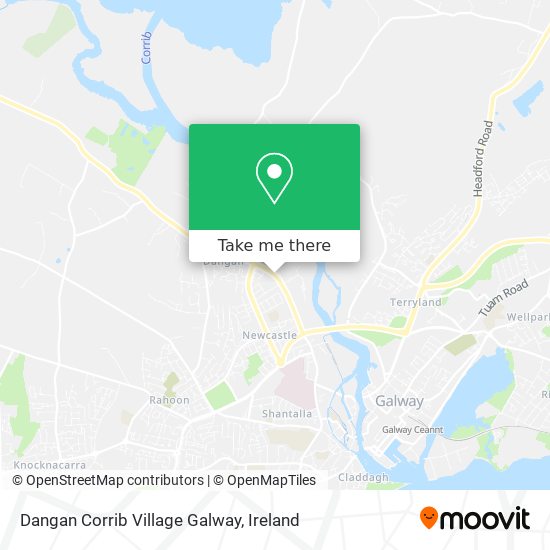 Dangan Corrib Village Galway map