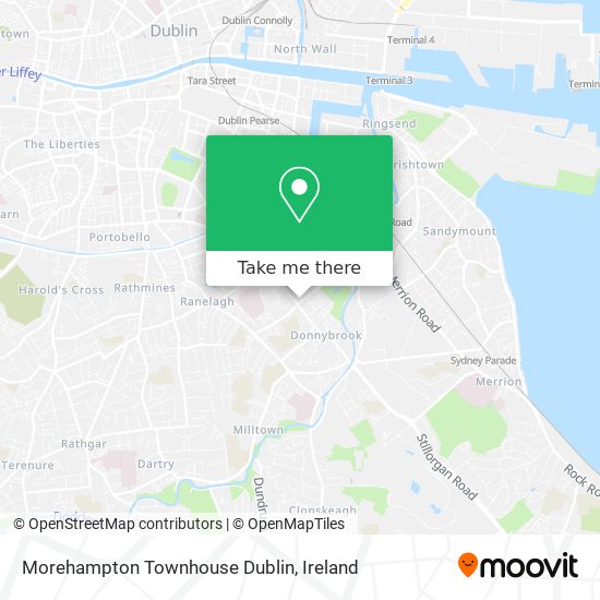 Morehampton Townhouse Dublin map