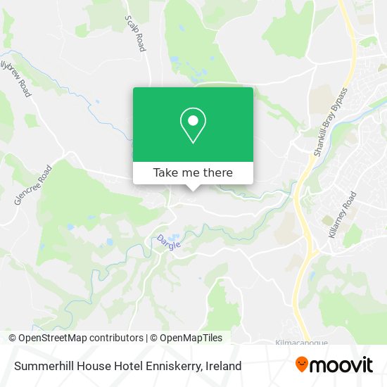 Summerhill House Hotel Enniskerry map