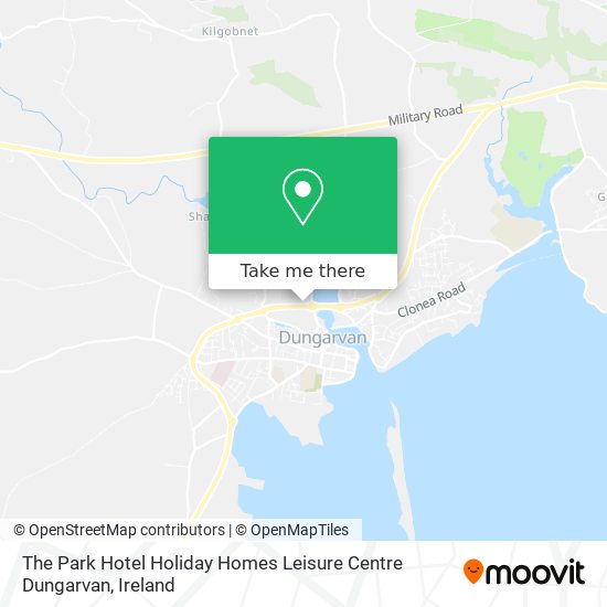 The Park Hotel Holiday Homes Leisure Centre Dungarvan map