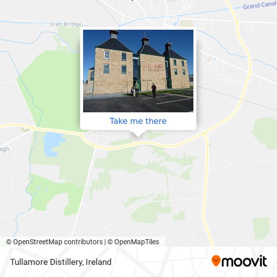 Tullamore Distillery map