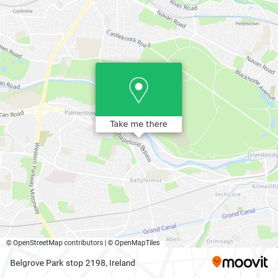 Belgrove Park stop 2198 map