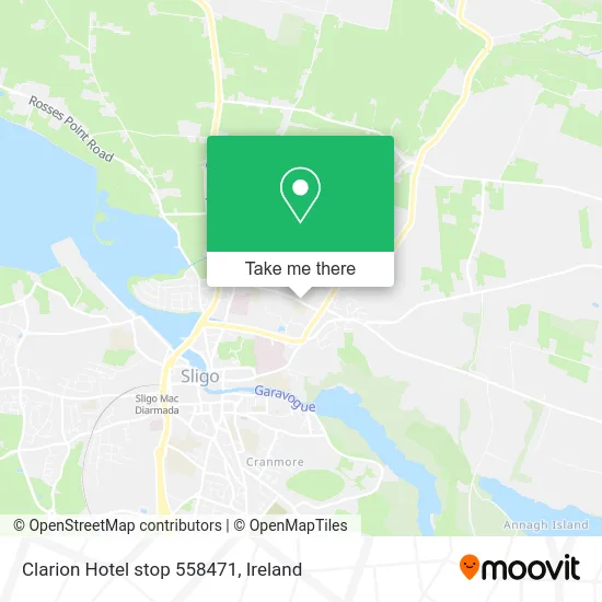 Clarion Hotel stop 558471 map