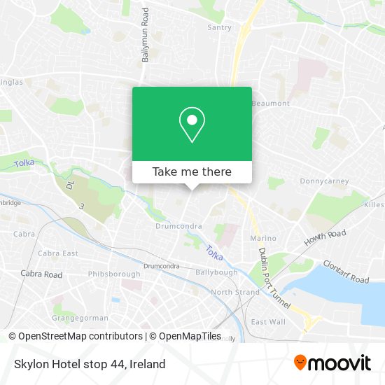Skylon Hotel stop 44 map