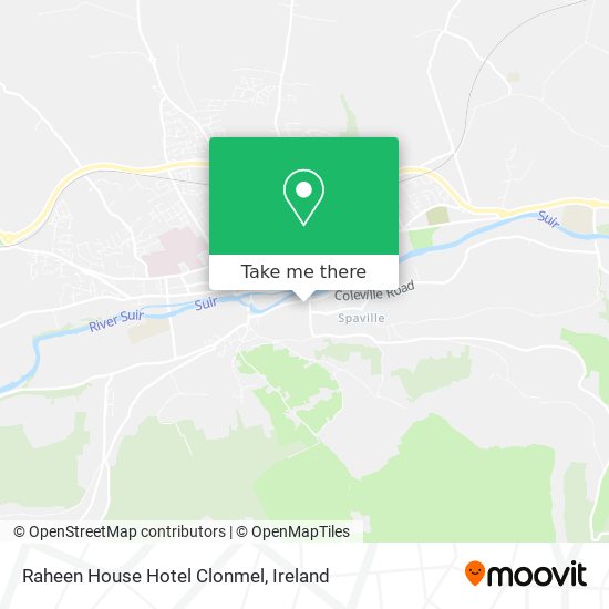 Raheen House Hotel Clonmel map
