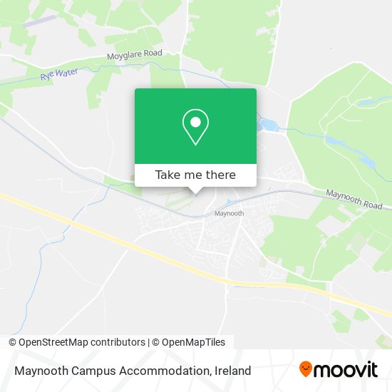 Maynooth Campus Accommodation map