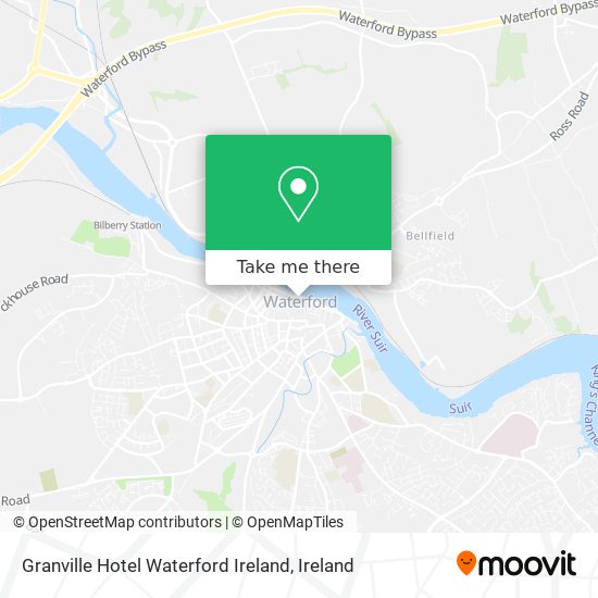 Granville Hotel Waterford Ireland plan