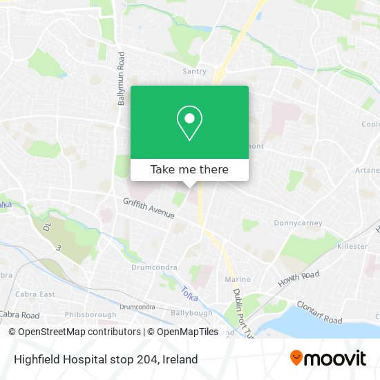 Highfield Hospital stop 204 plan