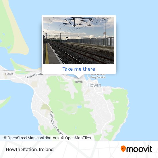 Howth Station map