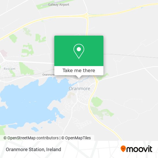 Oranmore Station map