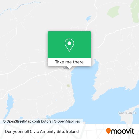 Derryconnell Civic Amenity Site map