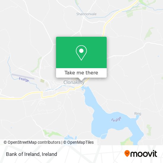 Bank of Ireland map