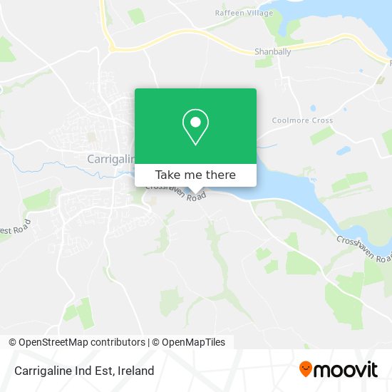 Carrigaline Ind Est map