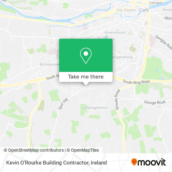 Kevin O'Rourke Building Contractor map