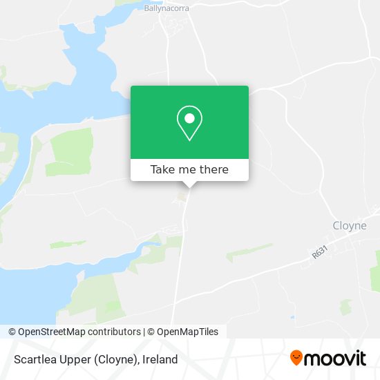 Scartlea Upper (Cloyne) map