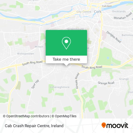 Cab Crash Repair Centre map