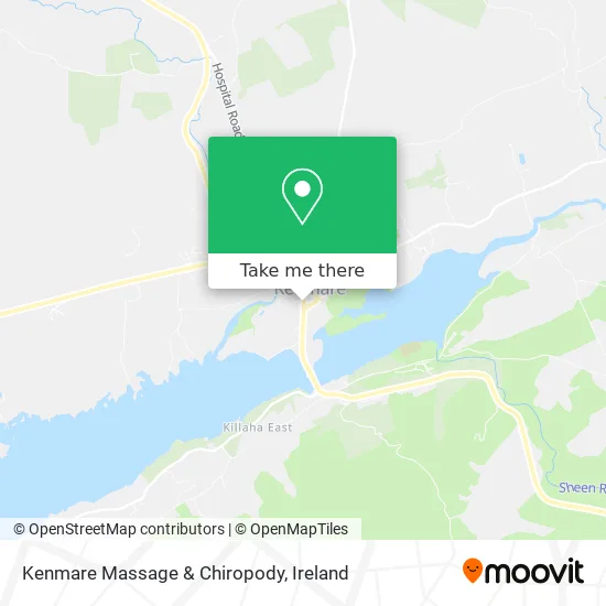 Kenmare Massage & Chiropody map