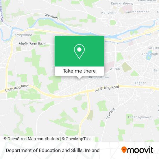 Department of Education and Skills map