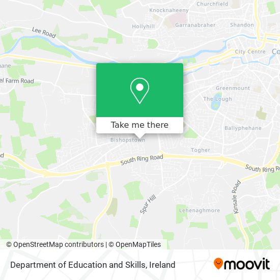 Department of Education and Skills map